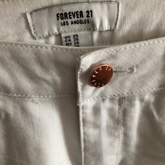 Forever 21 high rise denim shorts us 25 - Picture 2 of 6